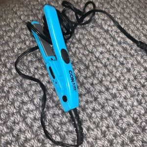 Mini blue Conair straightener